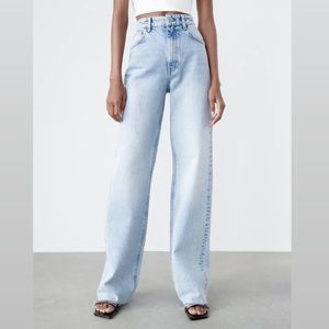 Zara 90’s Full Length Wide Leg Jeans